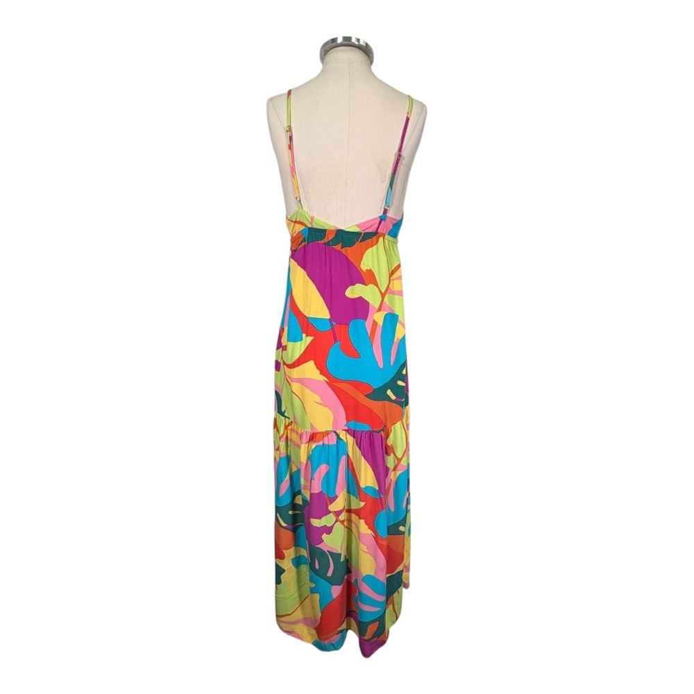 L*Space Victoria Copacabana Tropical Print Sleeveless Maxi Dress Size XS - Picture 5 of 11